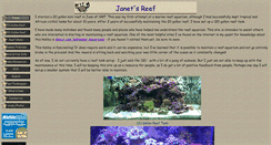 Desktop Screenshot of janetsreef.com